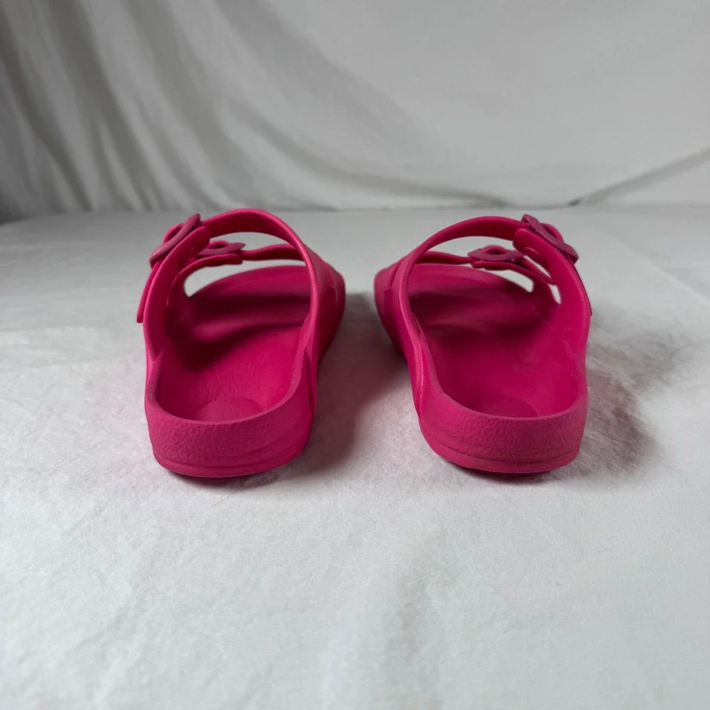 Birkenstock Kid's Size 34 US 3 Pink EVA Arizona Double Strap Sandals